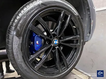 BMW 6GT 620d 647M 휠수리 후 블랙유광 휠도색 + 블루 캘리퍼 도색 / 용인 처인구
