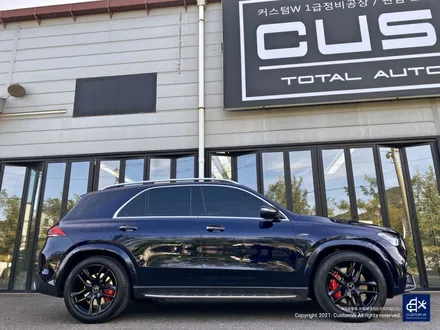 벤츠 GLE53 AMG 휠수리 후 블랙유광 휠도색 & 레드 캘리퍼 도색 / 용인 처인구