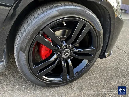 벤츠 GLK220 휠수리 후 블랙유광 휠도색 + 부식 제거 후 레드 캘리퍼 도색 / 용인 처인구