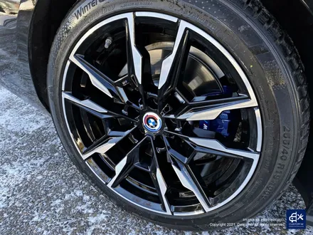 BMW i4 M50 기존 도색 제거 약품 박리 후, 블랙 폴리시 휠 + 블루 캘리퍼 도색 / 용인 처인구