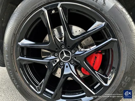 벤츠 GLE53 AMG 잘 못된 휠수리 박리 제거 후, 블랙유광 휠도색 + 레드 캘리퍼 도색 / 용인 처인구