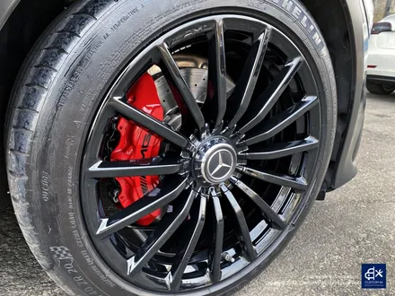벤츠 GT43 AMG 휠수리 후 블랙유광 휠도색 + 레드 캘리퍼 도색 / 용인 처인구