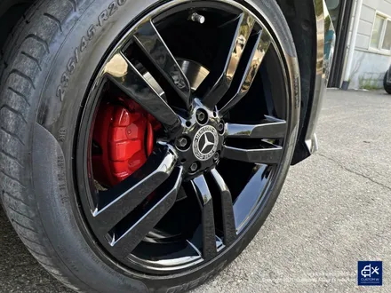 벤츠 GLK220 휠수리 후 블랙유광 휠도색 + 부식 제거 후 레드 캘리퍼 도색 / 용인 처인구