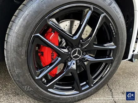 벤츠 GLE53 AMG 휠수리 후 블랙유광 휠도색 + 레드 캘리퍼 도색 / 용인 처인구