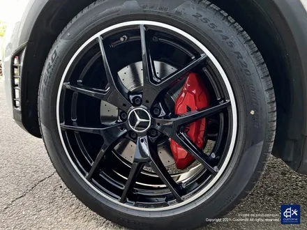 벤츠 GLC43 AMG 휠수리 후 투톤 유광 휠도색 + 레드 캘리퍼 도색 / 용인 처인구