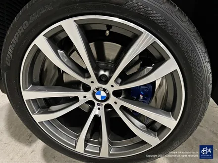 BMW X5 469M 휠상처 다이아몬드 컷팅 휠복원 + 블루 캘리퍼 도색 / 용인 처인구