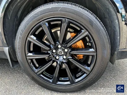 볼보 XC90 휠수리 후 블랙유광 휠도색 + 카본 세라믹 골드 캘리퍼 도색 / 용인 처인구