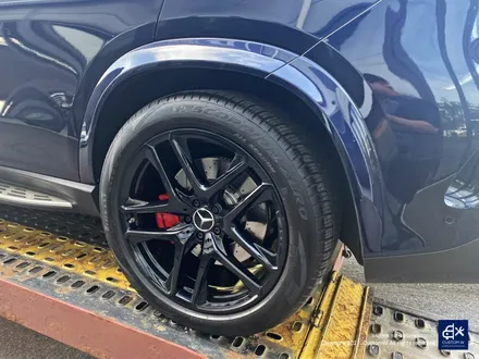 벤츠 GLE53 AMG 휠수리 후 블랙유광 휠도색 & 레드 캘리퍼 도색 / 용인 처인구