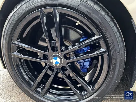 BMW 118d 703M 휠수리 후 블랙유광 휠도색 + 블루 캘리퍼 도색 / 용인 처인구