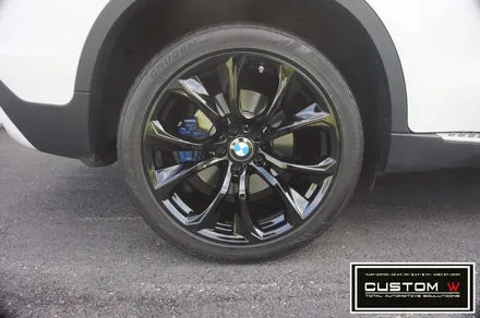 BMW X6 40d 기존 휠도색 차량의 휠수리를 위한 재방문. / 용인 처인구
