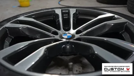 분당,용인 휠수리 - BMW X5 50D 다이아몬드컷팅 휠복원. / 용인 처인구