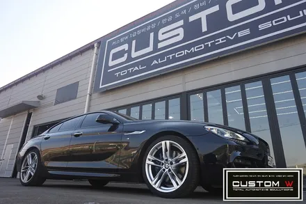 BMW 640D 휠상처 수리후, 하이퍼 실버  휠도색.! 커스텀W / 용인 처인구