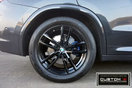 BMW X3 19인치 휠 블랙유광 휠도색.! 커스텀W / 용인 처인구