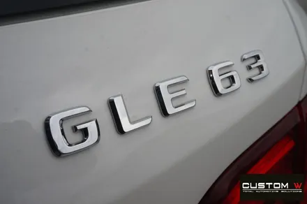 벤츠 GLE63AMG 맷블랙과 실버 투톤 휠도색.커스텀W / 용인 처인구
