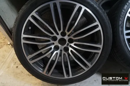 휠도색으로 전혀 다른 느낌.! BMW 530i 664M휠 그리고 5GT 차량의 블랙유광 휠도색 / 용인 처인구