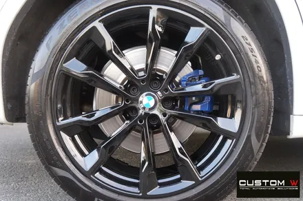 BMW G01 X3 휠 상처 수리 후, 블랙 유광 휠도색. / 용인 처인구