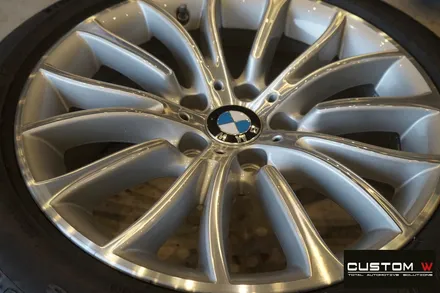 BMW F10 520D 럭셔리 다이아몬드 컷팅 휠수리 복원. / 용인 처인구