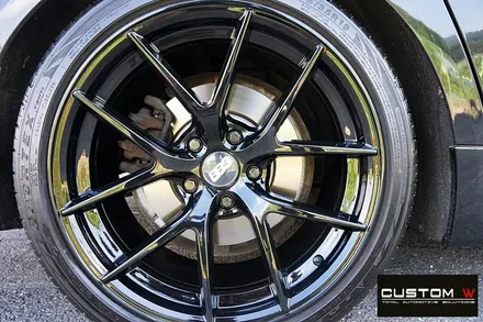 BMW F10 520D BBS휠 블랙유광 휠도색 / 용인 처인구