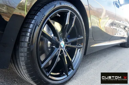 BMW G20 330i 블랙유광 휠도색 / 용인 처인구