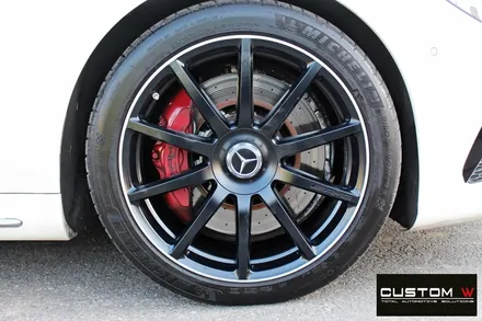 벤츠 S63 AMG 무광블랙실버 투톤 휠 도색 / 용인 처인구