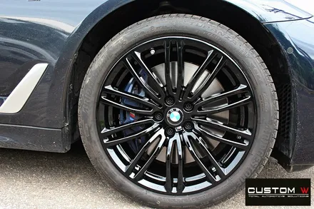 BMW G30 540i M 패키지 664M 휠 2개 블랙유광 휠복원 / 용인 처인구