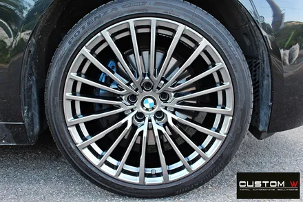 BMW G12 740LI 휠 상처 수리 후 고스트 크롬 휠도색 / 용인 처인구