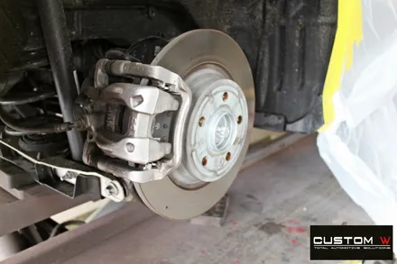 벤츠 20년 신형 CLA250 블랙유광 휠도색 + 애시드 그린(ACID GREEN) 형광 캘리퍼 도색 / 용인 처인구