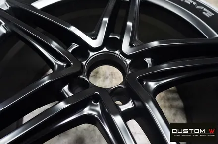 벤츠 CLA 45 S AMG 무광 블랙실버 투톤 휠도색 / 용인 처인구