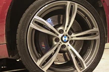 BMW M5 20인치 휠 상처 수리 후 다이아몬드 컷팅 휠복원 / 용인 처인구