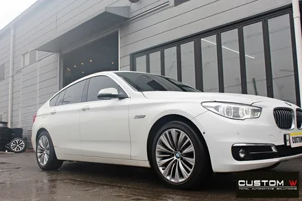 BMW 5GT 휠 상처 수리 후 고스트 크롬 휠도색 / 용인 처인구