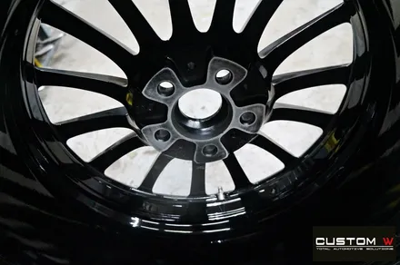 BMW G30 520i 블랙유광 휠도색 + 블루 캘리퍼 도색 / 용인 처인구