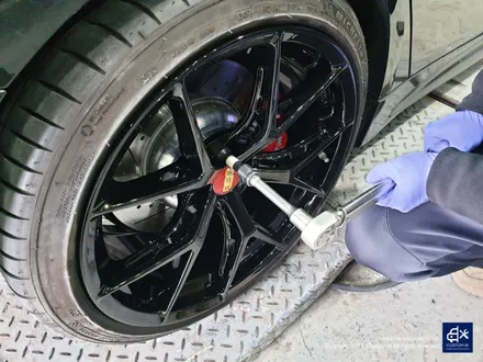 BMW 428i BBS FIR 휠수리 후 블랙유광 휠도색 / 용인 처인구