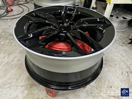 벤츠 E53 AMG 블랙 실버 투톤 유광 휠도색 / 용인 처인구