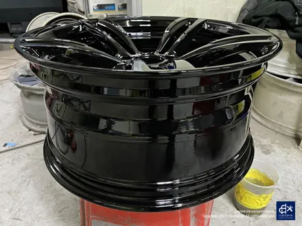 BMW M3 437M 휠수리 후 블랙 유광 휠도색 / 용인 처인구