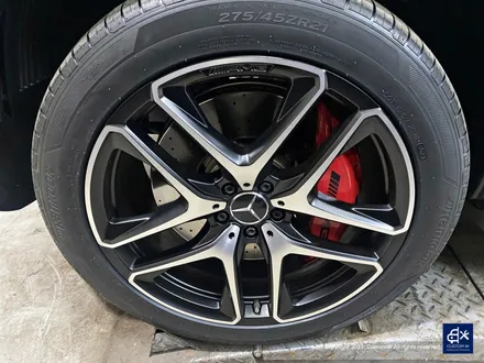 벤츠 GLE53 AMG 휠수리 후 블랙유광 휠도색 / 용인 처인구