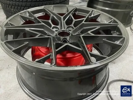 잊지 않고 재방문 주신 고객_! 벤츠 CLS53 AMG HRE 휠 상처 수리 후, 건메탈 그레이 휠도색 / 용인 처인구
