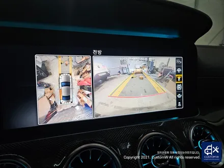 CLS300d 어라운드뷰 순정 360카메라 , 전방 범퍼 사고로인한 판금도색. / 용인 처인구