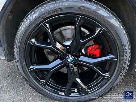 BMW G06 X6 블랙유광 휠도색 + 레드 캘리퍼 도색 / 용인 처인구