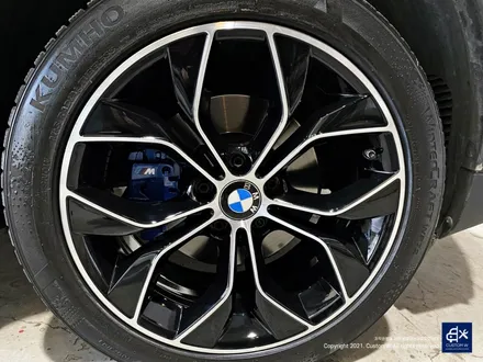 BMW X4 박리 후 블랙 폴리시 휠도색 + 블루 캘리퍼 도색 / 용인 처인구