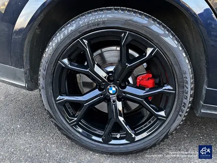 BMW G06 X6 블랙유광 휠도색 + 레드 캘리퍼 도색 / 용인 처인구
