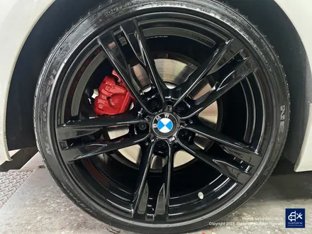 BMW 640d 휠수리 후 블랙유광 휠도색 + 레드 캘리퍼 도색 / 용인 처인구
