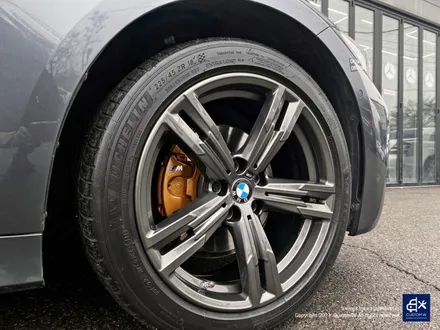 BMW G20 320d 휠수리 후 건메탈 유광 휠도색 + 카본 세라믹 골드 캘리퍼 도색 / 용인 처인구