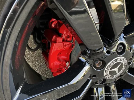 벤츠 GLK220 휠수리 후 블랙유광 휠도색 + 부식 제거 후 레드 캘리퍼 도색 / 용인 처인구