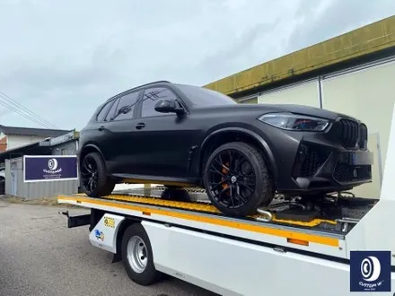 BMW X5M 22인치 휠 상처 수리 후, 블랙 유광 휠도색 그리고 오렌지 (일명 한라봉) 캘리퍼 도색 작업까지_! (커스텀 W의 입출고 과정 포함) / 용인 처인구
