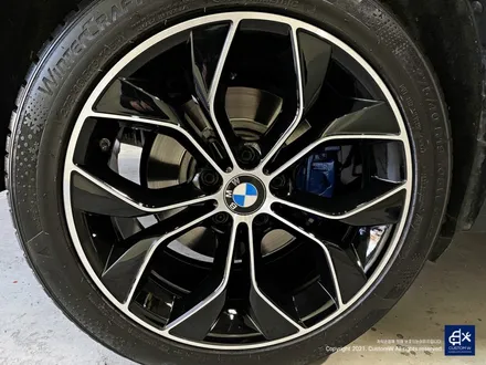 BMW X4 박리 후 블랙 폴리시 휠도색 + 블루 캘리퍼 도색 / 용인 처인구