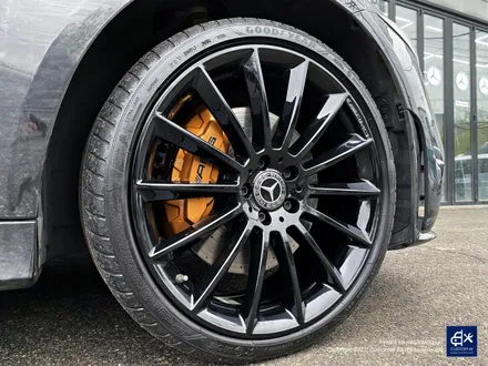 벤츠 CLS450 마차휠 수리 후 블랙유광 휠도색 + 카본 세라믹 골드 캘리퍼 도색 / 용인 처인구