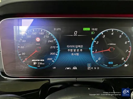 벤츠 GT43 AMG 휠수리 후 투톤 유광 휠도색 + 카본 세라믹 골드 캘리퍼 도색 / 용인 처인구