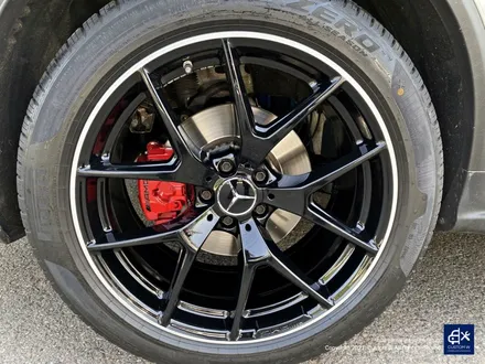 벤츠 GLC43 AMG 휠수리 후 투톤 유광 휠도색 + 레드 캘리퍼 도색 / 용인 처인구
