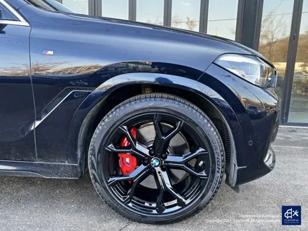 BMW G06 X6 블랙유광 휠도색 + 레드 캘리퍼 도색 / 용인 처인구