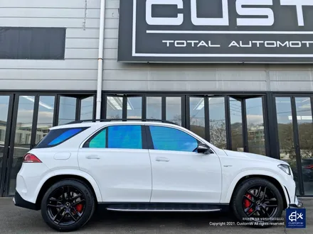 벤츠 GLE53 AMG 휠수리 후 블랙유광 휠도색 + 레드 캘리퍼 도색 / 용인 처인구